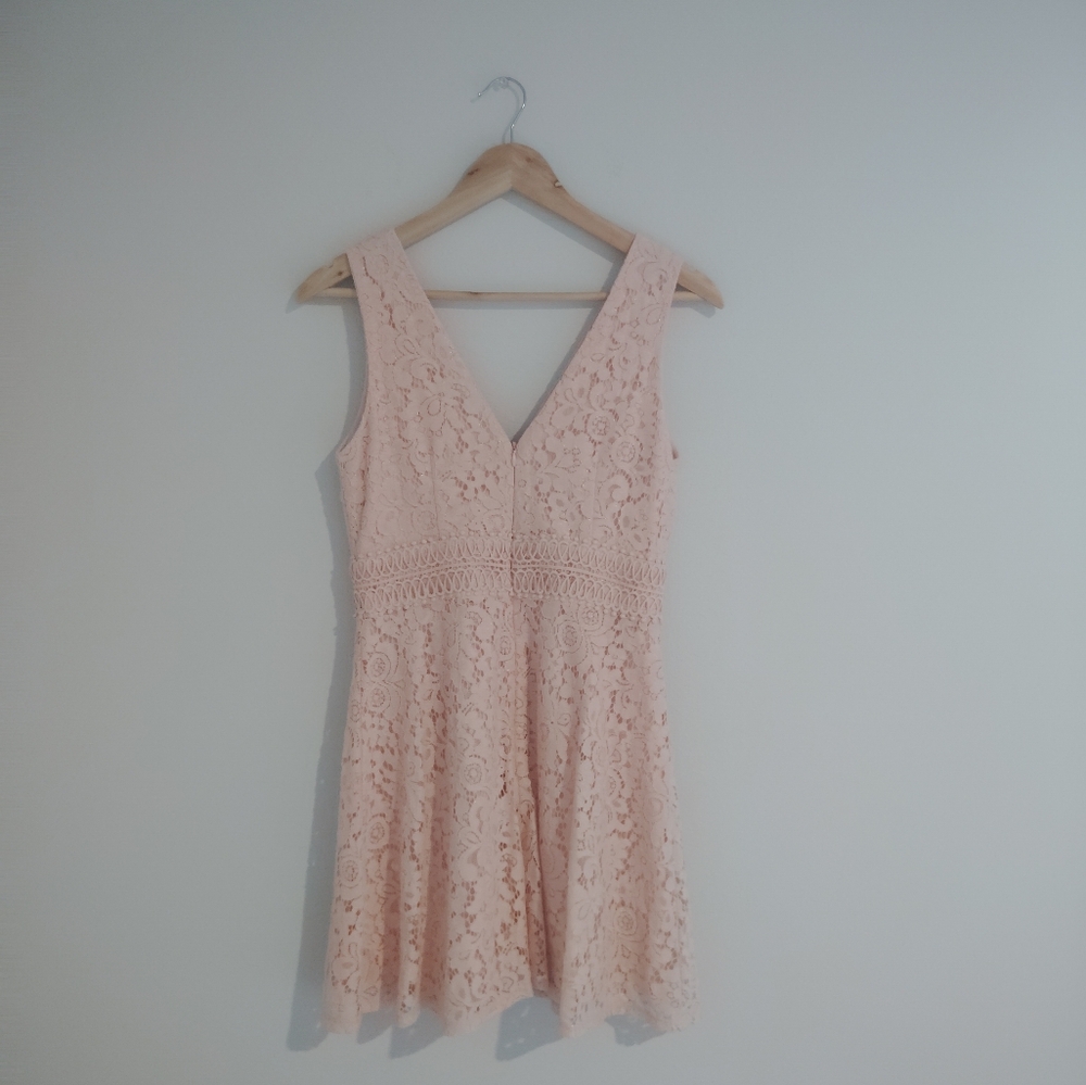 Francesca V Neck Mini Dress - Picture 3 of 6